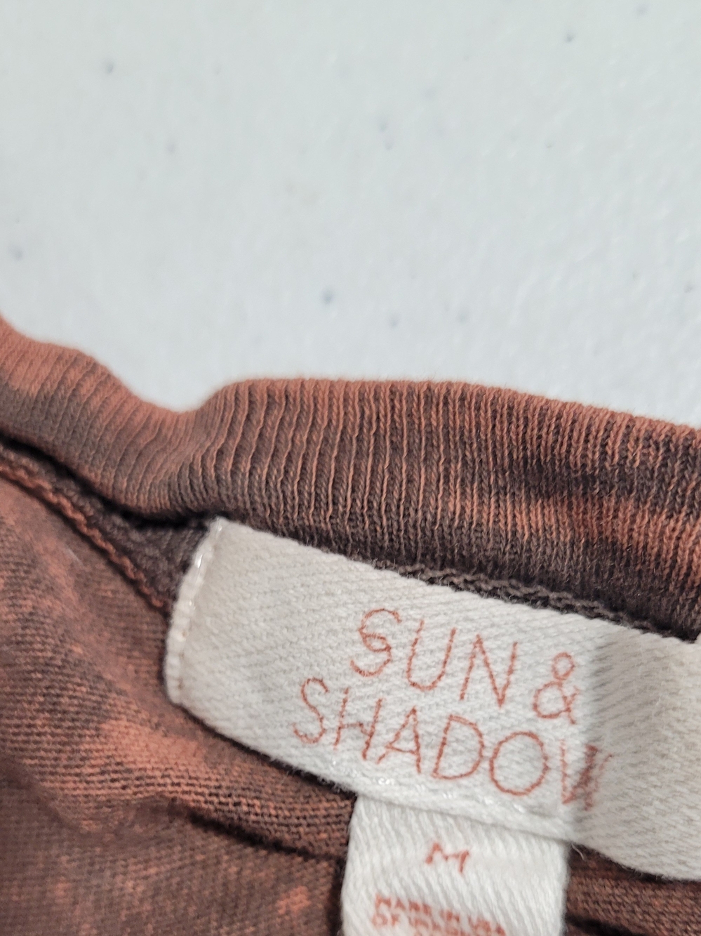 Sun & Shadow Mineral Wash Rust Tee - Picture 2 of 3